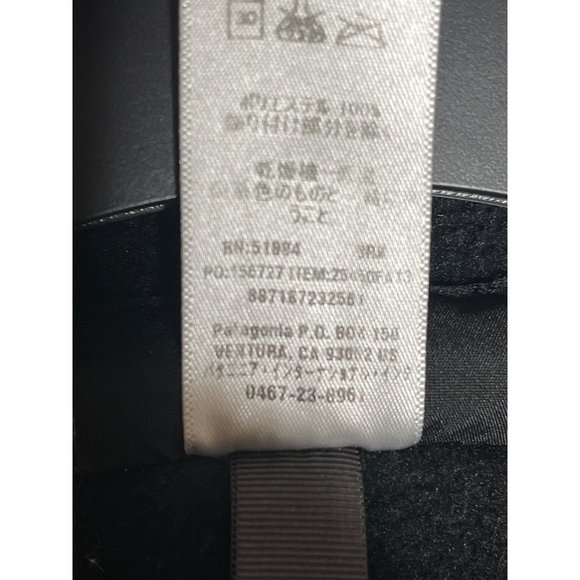 Patagonia T Snap Men's Medium Black Teal Outdoor Fleece Synchilla Pullover - Picture 4 of 10